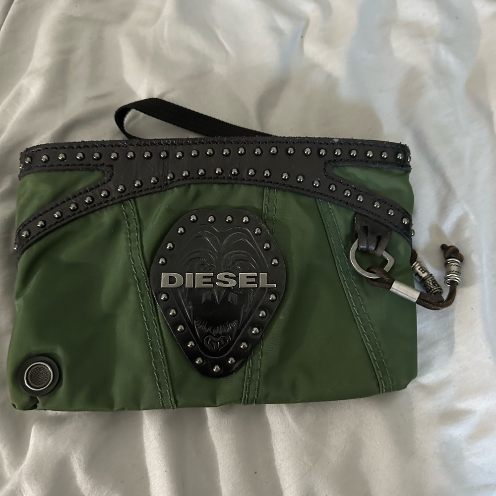 Diesel Cloth Black Wristlet/Clutch